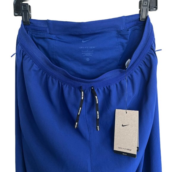 Nike Dri-fit ADV AeroSwift Men's Racing Pants Joggers Deep Royal Blue L - Picture 6 of 10